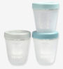 Beaba Set 3 silicone bewaarpotjes