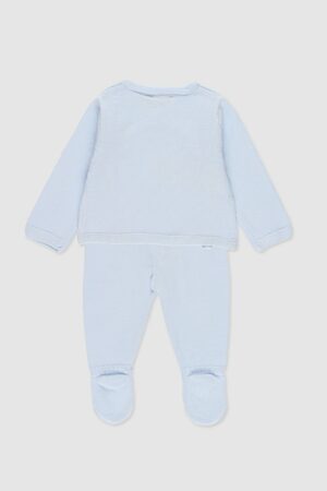 Boboli Blauw broek en bloes 1