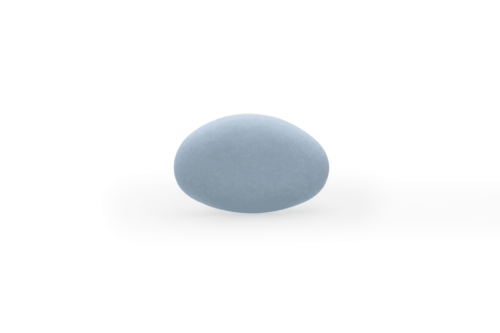dragees extra blauw mat