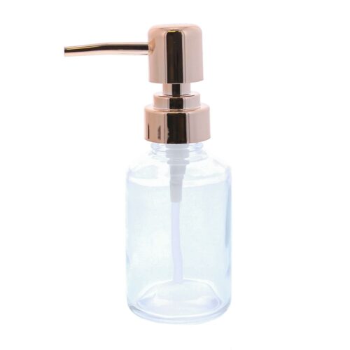 flesje rond met pomp koper 125 ml