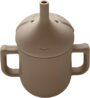 Mabebi Drinkbeker met rietje olifant Beige
